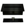 Quemador Negro para Chimenea de Etanol de 30 cm