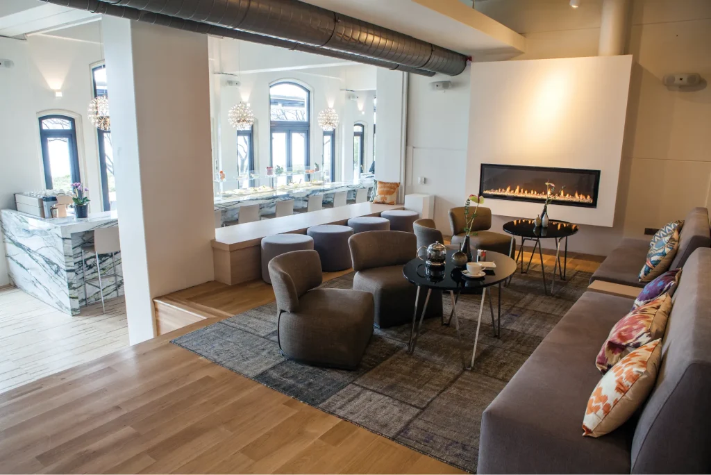 Chimenea de etanol para restaurantes y hoteles