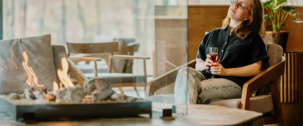 Chimenea de etanol consumo por hora