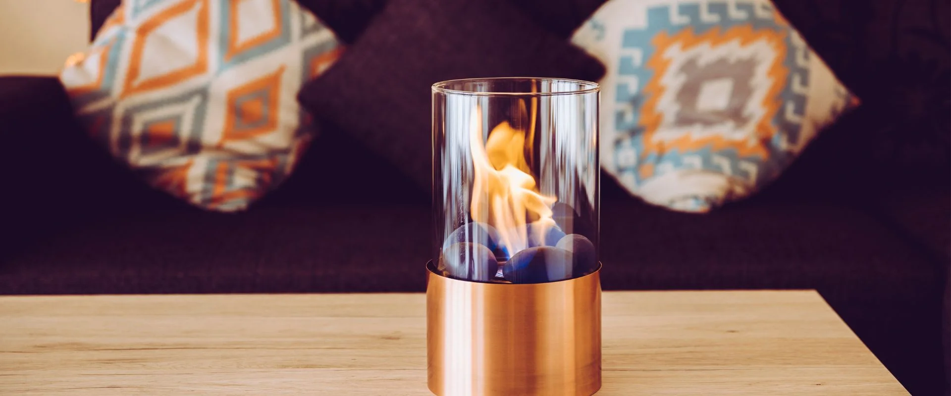 Chimenea decorativa para departamentos