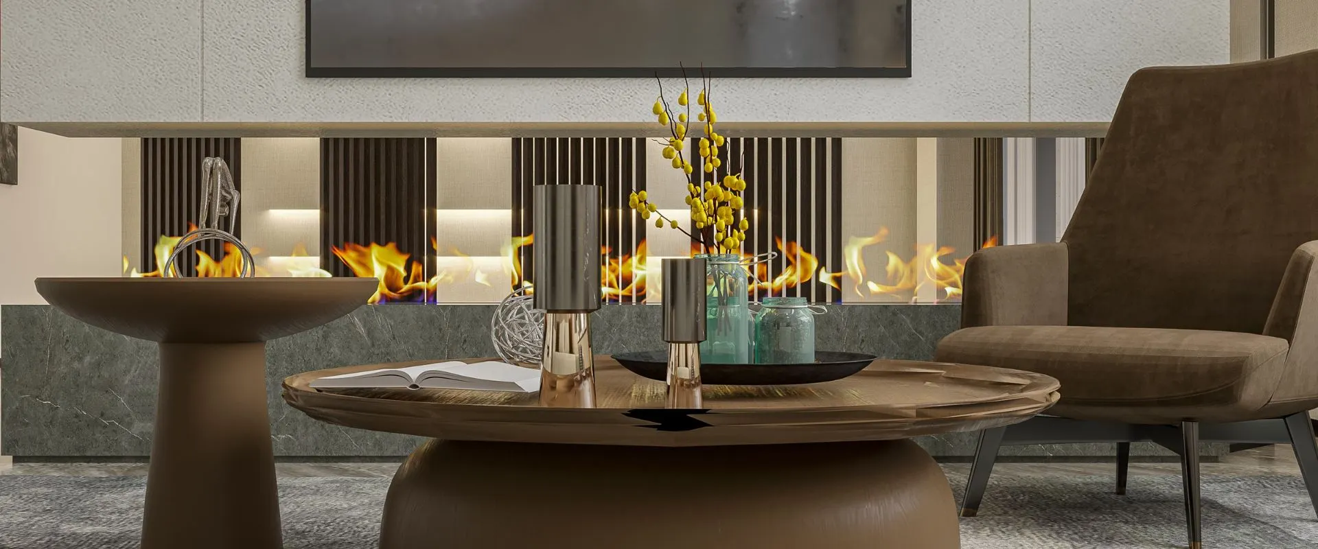 Chimeneas ecológicas para decoración moderna