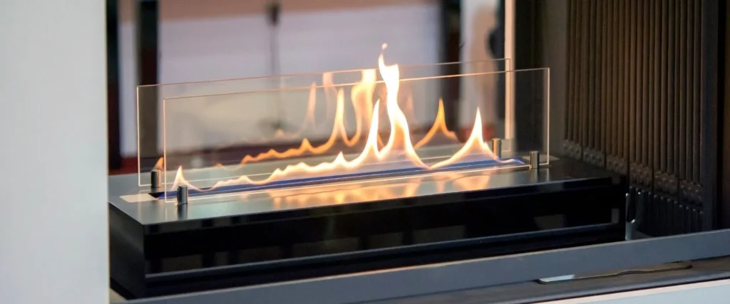 Chimeneas modernas para departamentos pequeños