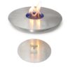 Circular aluminio con fuego