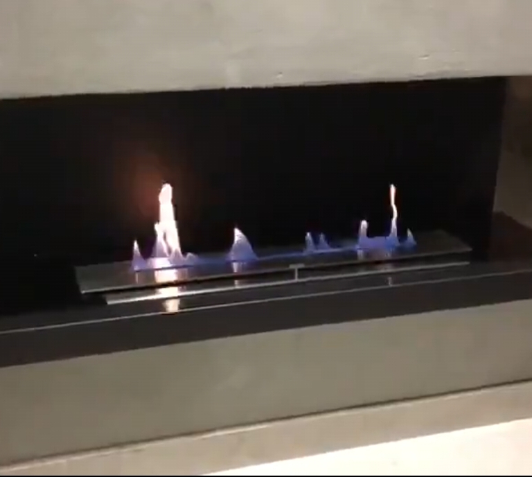 QA100 colocado encendido