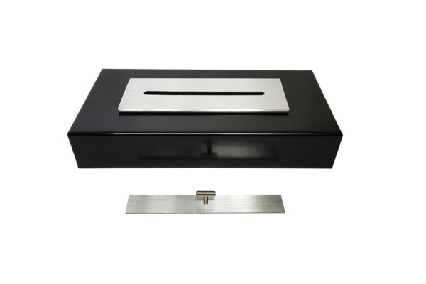 Chimenea Portátil Modern Aluminio 50×30×10 cm