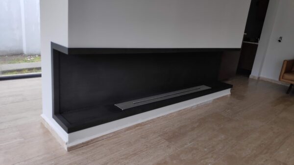Chimenea en C — Quemador 100 cm